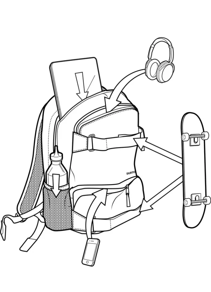 バートン トレブル ヤール 21L バックパック