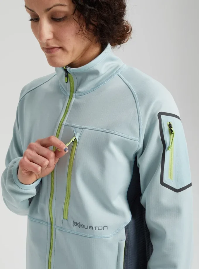 バートン [ak]® ポラテック® グリッド フルジップ フリース